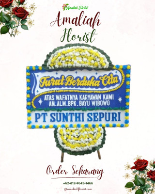 Papan Bunga Duka di Sirapit