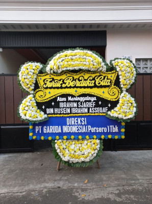 Papan Bunga Duka di Sirapit