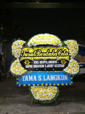 Papan Bunga Duka di Sirapit