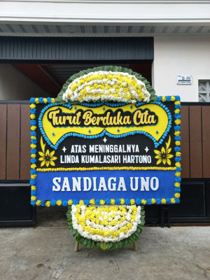 Papan Bunga Duka di Sirapit